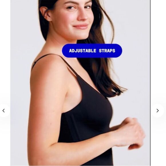 HONEYLOVE Bodysuit Cami NEW Shaping Compression Sculpting in Vamp Black Size S - Picture 5 of 14